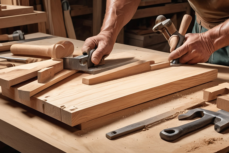 Atolls technical services carpenter in work